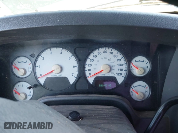 2007 Dodge 1500 SLT with VIN 1D7HU18237J580681, listed as a IAAI auction lot 42054665 with 264,010 mi miles. Bid and sale history available at carsss.com. Image 7.
