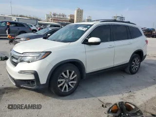 2019 Honda Pilot EX-L with VIN 5FNYF5H59KB027054, listed as a Copart auction lot 47278675 with 48,058 mi miles and Salvage Title. Bid and sale history available at DreamBid. Image 1.
