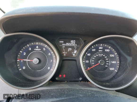 2013 Hyundai Elantra GLS with VIN 5NPDH4AE9DH257856, listed as a Copart auction lot 61301275 with 260,250 mi miles and Clean title. Bid and sale history available at DreamBid. Image 9.