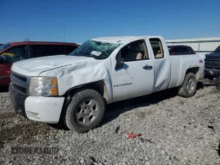 2007 Chevrolet Silverado 1500 1LT with VIN 2GCEK19J371608191, listed as a Copart auction lot 45173345 with 163,017 mi miles and Salvage Title. Bid and sale history available at DreamBid. Image 1.