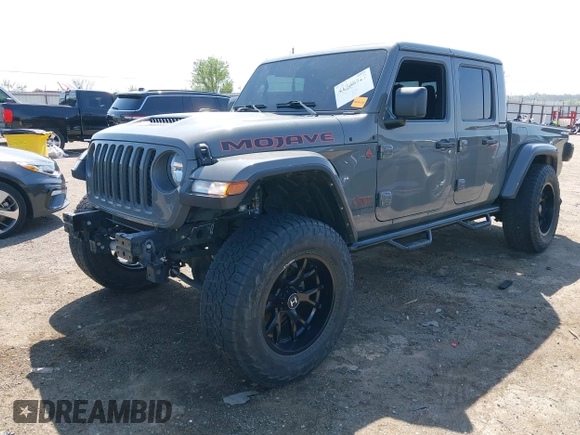 2022 Jeep Gladiator Mojave with VIN 1C6JJTEGXNL155838, listed as a IAAI auction lot 41968917 with 54,495 mi miles and . Bid and sale history available at DreamBid. Image 19.