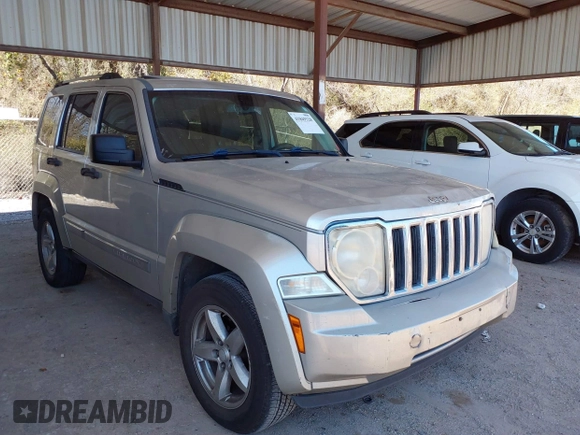 2008 Jeep Liberty Limited with VIN 1J8GP58K98W211079, listed as a IAAI auction lot 41849328 with 195,254 mi miles. Bid and sale history available at carsss.com. Image 1.