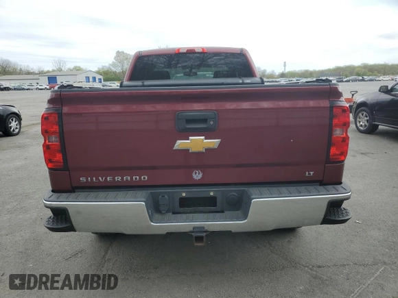 2014 Chevrolet Silverado 1500 LT with VIN 1GCVKREHXEZ392202, listed as a Copart auction lot 54003005 with 130,597 mi miles and Salvage Title. Bid and sale history available at DreamBid. Image 6.