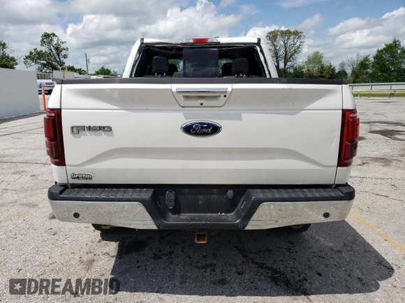 2017 Ford F-150 XL with VIN 1FTEW1EG5HFB85770, listed as a Copart auction lot 55435495 with 202,450 mi miles and Salvage title. Bid and sale history available at DreamBid. Image 6.