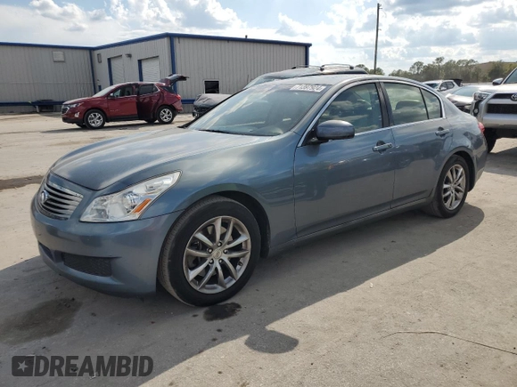 2008 Infiniti G35 with VIN JNKBV61E98M205584, listed as a Copart auction lot 71397924 with 152,266 mi miles and Salvage Title. Bid and sale history available at DreamBid. Image 1.