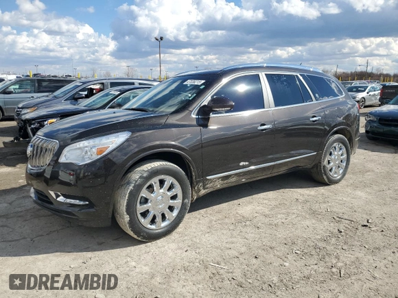 2014 Buick Enclave Leather with VIN 5GAKRBKD7EJ333406, listed as a Copart auction lot 47036215 with 48,790 mi miles and Salvage Title. Bid and sale history available at carsss.com. Image 1.