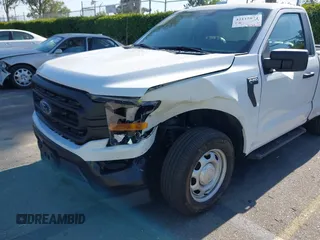 2023 Ford F-150 XL with VIN 1FTMF1CBXPKE40924, listed as a IAAI auction lot 42115874 with 15,411 mi miles and . Bid and sale history available at carsss.com. Image 6.
