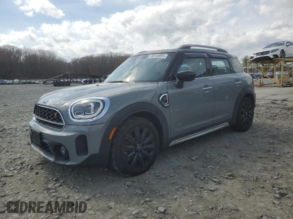 2022 MINI Countryman Cooper S z VIN WMZ83BR08N3N95291, wystawiony jako Copart lot #50149095 z przebiegiem 28 048 mil mil oraz Szkoda całkowita • Salvage title. Historia ofert i sprzedaży dostępna na DreamBid. Obrazek 1.