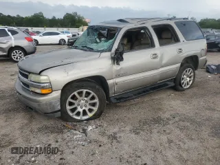 2001 Chevrolet Tahoe LT with VIN 1GNEK13T11R108692, listed as a Copart auction lot 60864045 with 277,388 mi miles and Salvage title. Bid and sale history available at DreamBid. Image 1.
