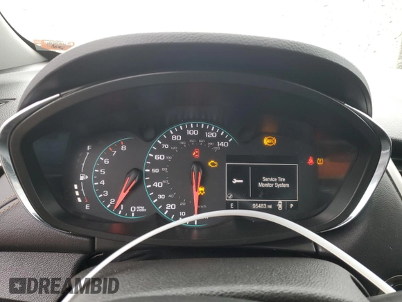 2018 Chevrolet Trax LT with VIN 3GNCJPSB1JL225105, listed as a Copart auction lot 49535115 with 95,483 mi miles and Clean Title. Bid and sale history available at DreamBid. Image 9.