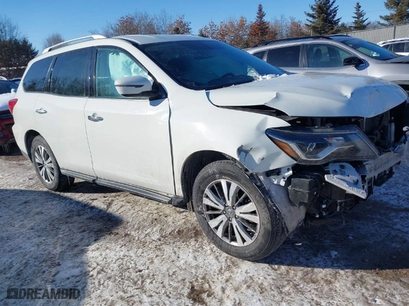 2020 Nissan Pathfinder SV with VIN 5N1DR2BM0LC608246, listed as a IAAI auction lot 41629956 with 88,104 mi miles. Bid and sale history available at carsss.com. Image 1.