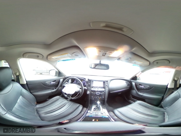 2017 Infiniti QX70 with VIN JN8CS1MW6HM415974, listed as a Copart auction lot 86130374 with 77,638 mi miles and Salvage Title. Bid and sale history available at carsss.com. Image 14.