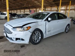 2017 Ford Fusion Hybrid SE with VIN 3FA6P0LU6HR355115, listed as a Copart auction lot 59669775 with 206,279 mi miles and Salvage title. Bid and sale history available at DreamBid. Image 1.