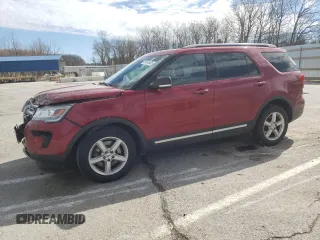 2018 Ford Explorer XLT with VIN 1FM5K7D85JGC04709, listed as a Copart auction lot 50596605 with 118,714 mi miles and Salvage Title. Bid and sale history available at DreamBid. Image 1.