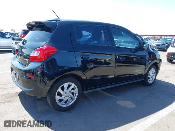 2017 Mitsubishi Mirage SE z VIN ML32A4HJ5HH008640, wystawiony jako IAAI lot #42281992 z przebiegiem 58 254 mil mil oraz . Historia ofert i sprzedaży dostępna na DreamBid. Obrazek 4.