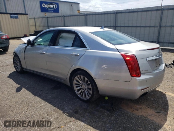 2014 Cadillac CTS Performance RWD with VIN 1G6AS5S35E0177365, listed as a Copart auction lot 68710594 with Not Provided miles and Salvage Title. Bid and sale history available at DreamBid. Image 2.