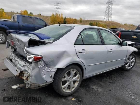 2006 Mazda 6 i with VIN 1YVFP80CX65M55409, listed as a Copart auction lot 76844234 with 143,238 mi miles and Salvage Title. Bid and sale history available at carsss.com. Image 3.