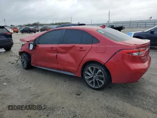 2021 Toyota Corolla SE with VIN 5YFS4MCE7MP076807, listed as a Copart auction lot 48098655 with 0 mi miles and Non Repairable. Bid and sale history available at carsss.com. Image 2.