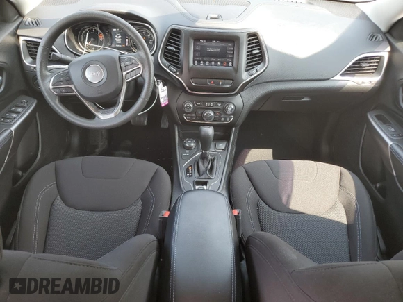 2021 Jeep Cherokee Latitude with VIN 1C4PJMCB5MD193647, listed as a Copart auction lot 58806815 with 10,690 mi miles and Salvage title. Bid and sale history available at DreamBid. Image 8.
