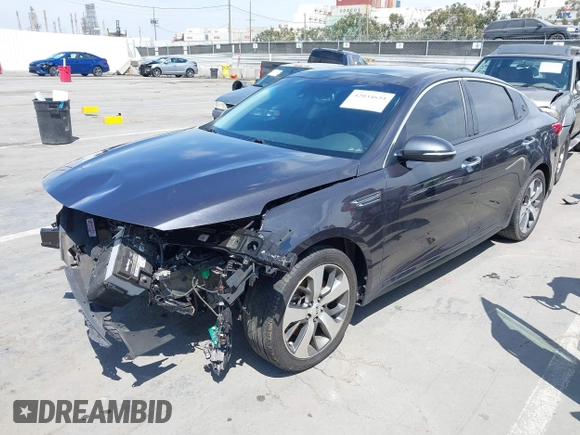 2019 Kia Optima LX with VIN 5XXGT4L39KG290775, listed as a IAAI auction lot 42034654 with 79,442 mi miles. Bid and sale history available at carsss.com. Image 2.