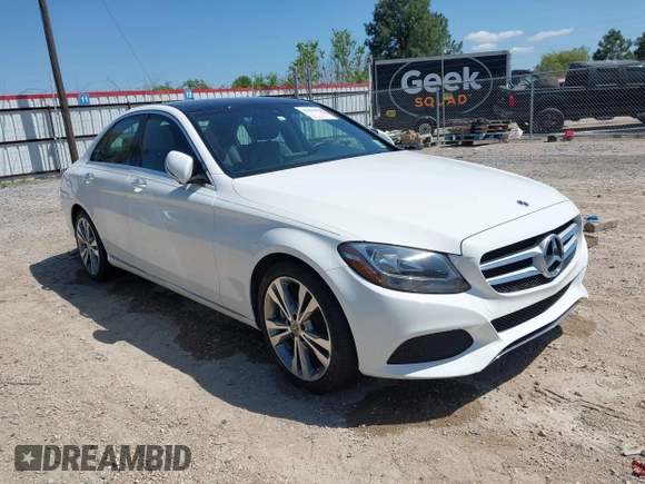 2018 Mercedes-Benz C 300 with VIN WDDWF4JB3JR405370, listed as a IAAI auction lot 41954821 with 36,907 mi miles and . Bid and sale history available at carsss.com. Image 1.