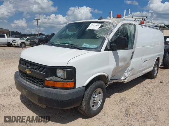 2016 Chevrolet Express Cargo with VIN 1GCWGBFF9G1287632, listed as a IAAI auction lot 42621435 with 61,701 mi miles and . Bid and sale history available at DreamBid. Image 2.