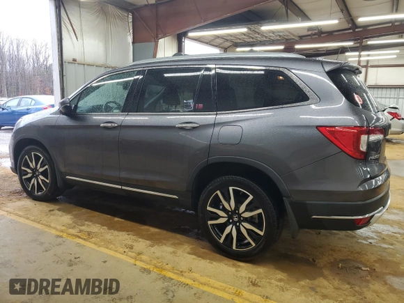 2021 Honda Pilot Elite with VIN 5FNYF6H01MB089206, listed as a Copart auction lot 47975495 with 93,340 mi miles and Salvage Title. Bid and sale history available at DreamBid. Image 2.