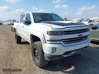 2017 Chevrolet Silverado 1500 LTZ with VIN 3GCUKSEJ9HG150558, listed as a IAAI auction lot 41514409 with 107,969 mi miles. Bid and sale history available at carsss.com. Image 1.