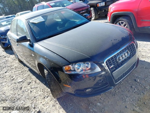 2008 Audi A4 2.0T with VIN WAUDF78E28A134584, listed as a IAAI auction lot 41300123 with 84,148 mi miles. Bid and sale history available at carsss.com. Image 1.