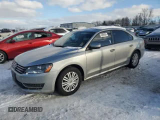 2014 Volkswagen Passat S with VIN 1VWAS7A31EC097213, listed as a Copart auction lot 45808655 with 128,695 mi miles and Clean Title. Bid and sale history available at carsss.com. Image 1.