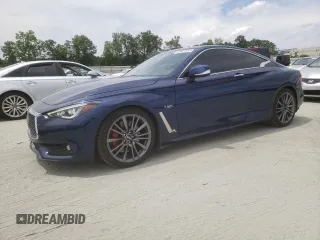 2017 Infiniti Q60 Red Sport 400 с VIN JN1FV7EK1HM611404, выставлен на аукционе Copart как лот 60481615 с пробегом 51 607 миль миль и Списание • Salvage title. История ставок и продаж доступна на DreamBid. Изображение 1.