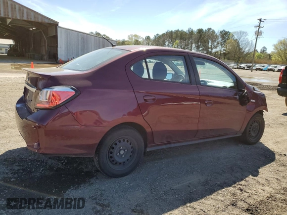 2023 Mitsubishi Mirage G4 ES with VIN ML32FUFJ9PHF04417, listed as a Copart auction lot 49507215 with 56,930 mi miles and Salvage Title. Bid and sale history available at carsss.com. Image 3.