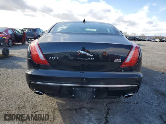2017 Jaguar XJ with VIN SAJWJ2GD0H8W07154, listed as a Copart auction lot 42090375 with 66,546 mi miles and Salvage Title. Bid and sale history available at carsss.com. Image 6.