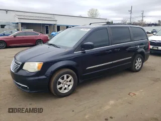 2011 Chrysler Town & Country Touring with VIN 2A4RR5DG7BR633566, listed as a Copart auction lot 53846195 with 183,456 mi miles and Clean Title. Bid and sale history available at carsss.com. Image 1.