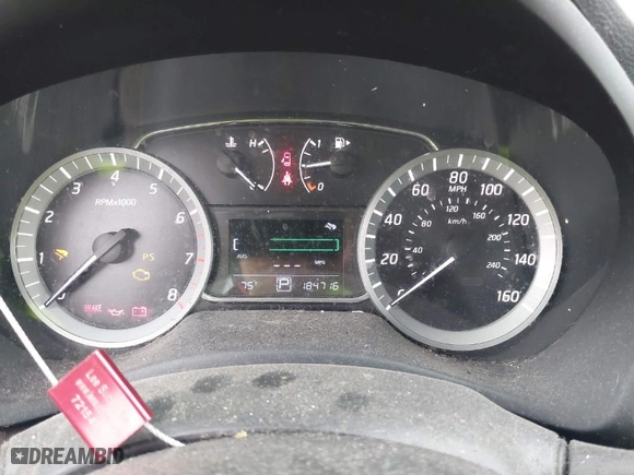 2014 Nissan Sentra SV with VIN 3N1AB7AP5EY307098, listed as a IAAI auction lot 42014996 with 184,716 mi miles. Bid and sale history available at carsss.com. Image 7.