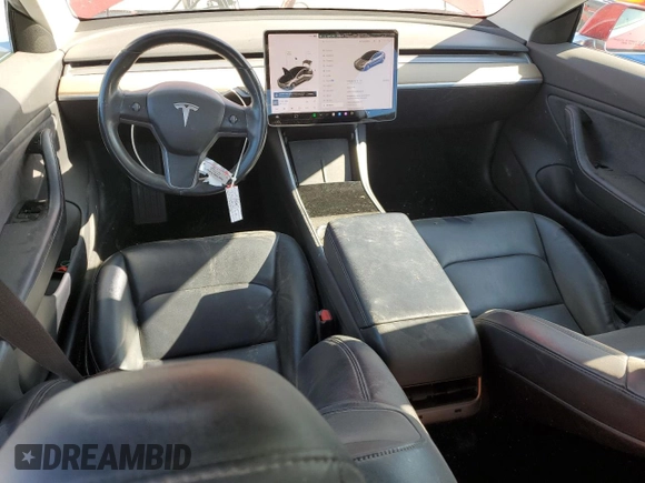 2018 Tesla Model 3 Long Range Battery with VIN 5YJ3E1EA6JF061510, listed as a Copart auction lot 55839225 with 134,570 mi miles and Salvage Title. Bid and sale history available at DreamBid. Image 8.