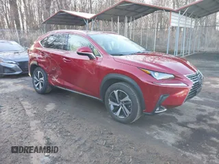 2021 Lexus NX 300h with VIN JTJGJRDZ1M2163515, listed as a IAAI auction lot 41553631 with 43,371 mi miles and . Bid and sale history available at DreamBid. Image 1.