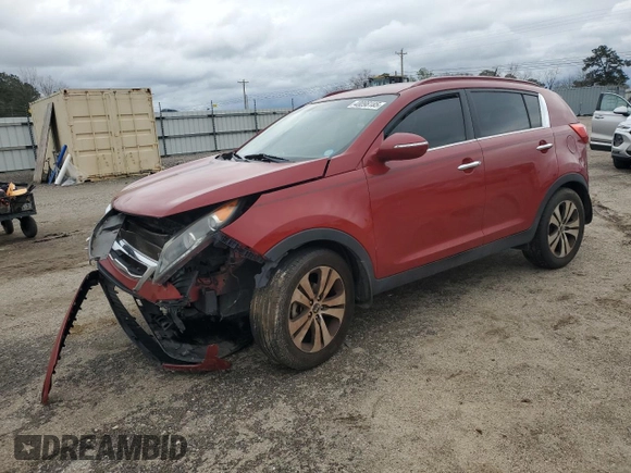 2011 Kia Sportage EX with VIN KNDPC3A29B7117271, listed as a Copart auction lot 48098185 with Not Provided miles and Salvage Title. Bid and sale history available at carsss.com. Image 1.