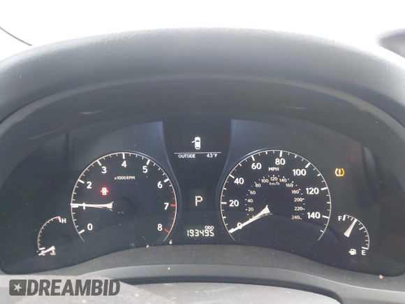 2010 Lexus RX with VIN 2T2BK1BA1AC042713, listed as a IAAI auction lot 41750057 with 193,495 mi miles. Bid and sale history available at carsss.com. Image 7.