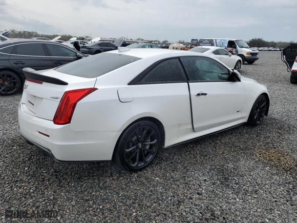 2016 Cadillac ATS-V Coupe with VIN 1G6AN1RYXG0117702, listed as a Copart auction lot 85613044 with NaN miles and Salvage Title. Bid and sale history available at carsss.com. Image 3.