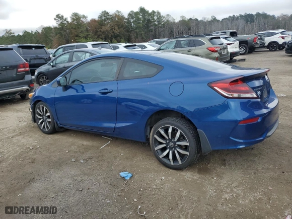 2015 Honda Civic Coupe EX-L with VIN 2HGFG3B05FH506515, listed as a Copart auction lot 85134854 with 140,182 mi miles and Clean Title. Bid and sale history available at carsss.com. Image 2.