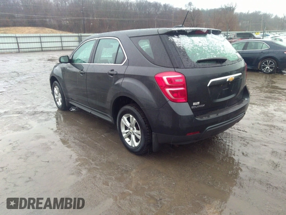 2017 Chevrolet Equinox LS with VIN 2GNALBEK4H1588428, listed as a IAAI auction lot 41728660 with 126,610 mi miles and . Bid and sale history available at carsss.com. Image 3.