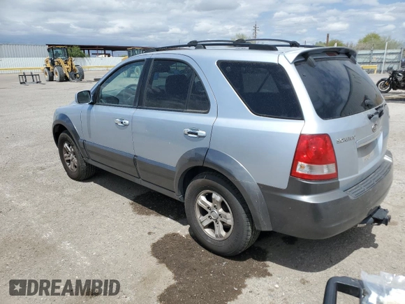 2006 Kia Sorento LX z VIN KNDJD733265572903, wystawiony jako Copart lot #56123945 z przebiegiem 185 664 mil mil oraz Szkoda całkowita • Salvage title. Historia ofert i sprzedaży dostępna na DreamBid. Obrazek 2.