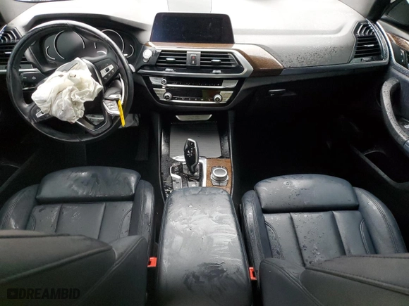 2020 BMW X3 sDrive30i with VIN 5UXTY3C04L9B97145, listed as a Copart auction lot 45498295 with 0 mi miles and Salvage Title. Bid and sale history available at carsss.com. Image 8.