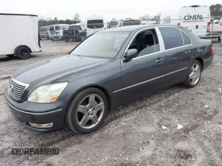 2005 Lexus LS 430 z VIN JTHBN36F055017333, wystawiony jako IAAI lot #41625065 z przebiegiem 198 619 mil mil oraz . Historia ofert i sprzedaży dostępna na DreamBid. Obrazek 2.