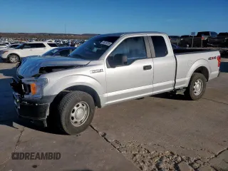 2018 Ford F-150 XL with VIN 1FTEX1EB6JKE44359, listed as a Copart auction lot 46829785 with 124,226 mi miles and Salvage Title. Bid and sale history available at carsss.com. Image 1.