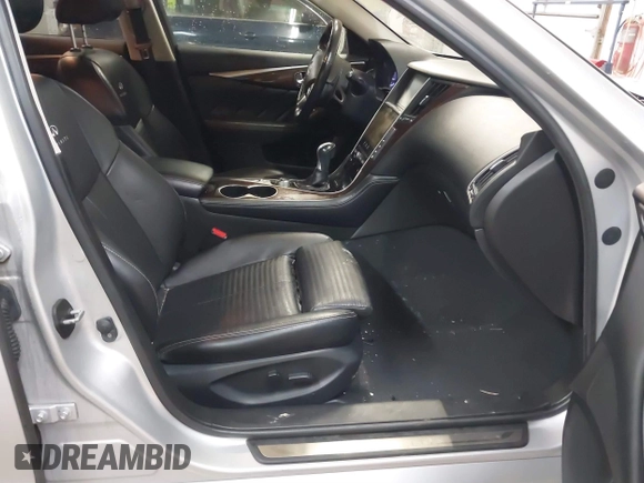 2014 Infiniti Q50 Sport with VIN JN1BV7AR0EM695972, listed as a IAAI auction lot 41732229 with 134,654 mi miles and . Bid and sale history available at DreamBid. Image 5.