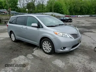 2015 Toyota Sienna Limited with VIN 5TDDK3DC5FS118715, listed as a Copart auction lot 55957215 with 133,500 mi miles and Salvage title. Bid and sale history available at DreamBid. Image 14.