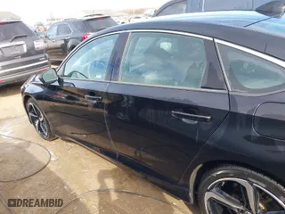 2018 Honda Accord Sedan Sport 1.5T with VIN 1HGCV1F35JA048225, listed as a IAAI auction lot 41868510 with 109,061 mi miles. Bid and sale history available at carsss.com. Image 15.