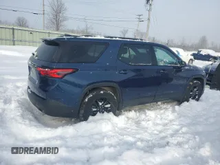 2022 Chevrolet Traverse LS with VIN 1GNEVFKW4NJ112207, listed as a Copart auction lot 47103345 with 14,666 mi miles and Salvage Title. Bid and sale history available at carsss.com. Image 3.